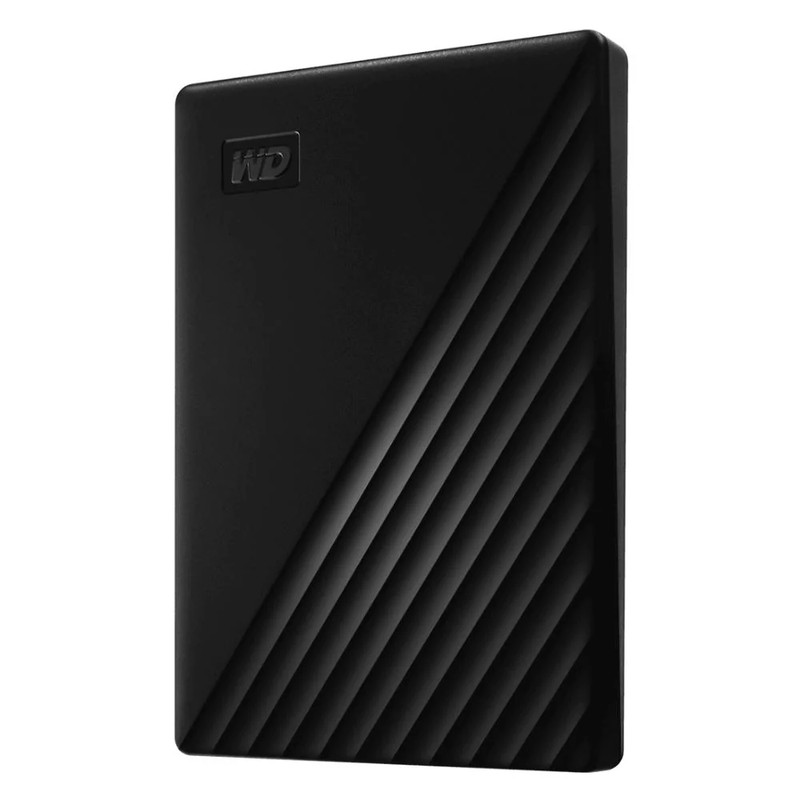 WD My Passport 4TB USB 3.2 1st Gen External Hard Drive - Black - مساحة تخزين